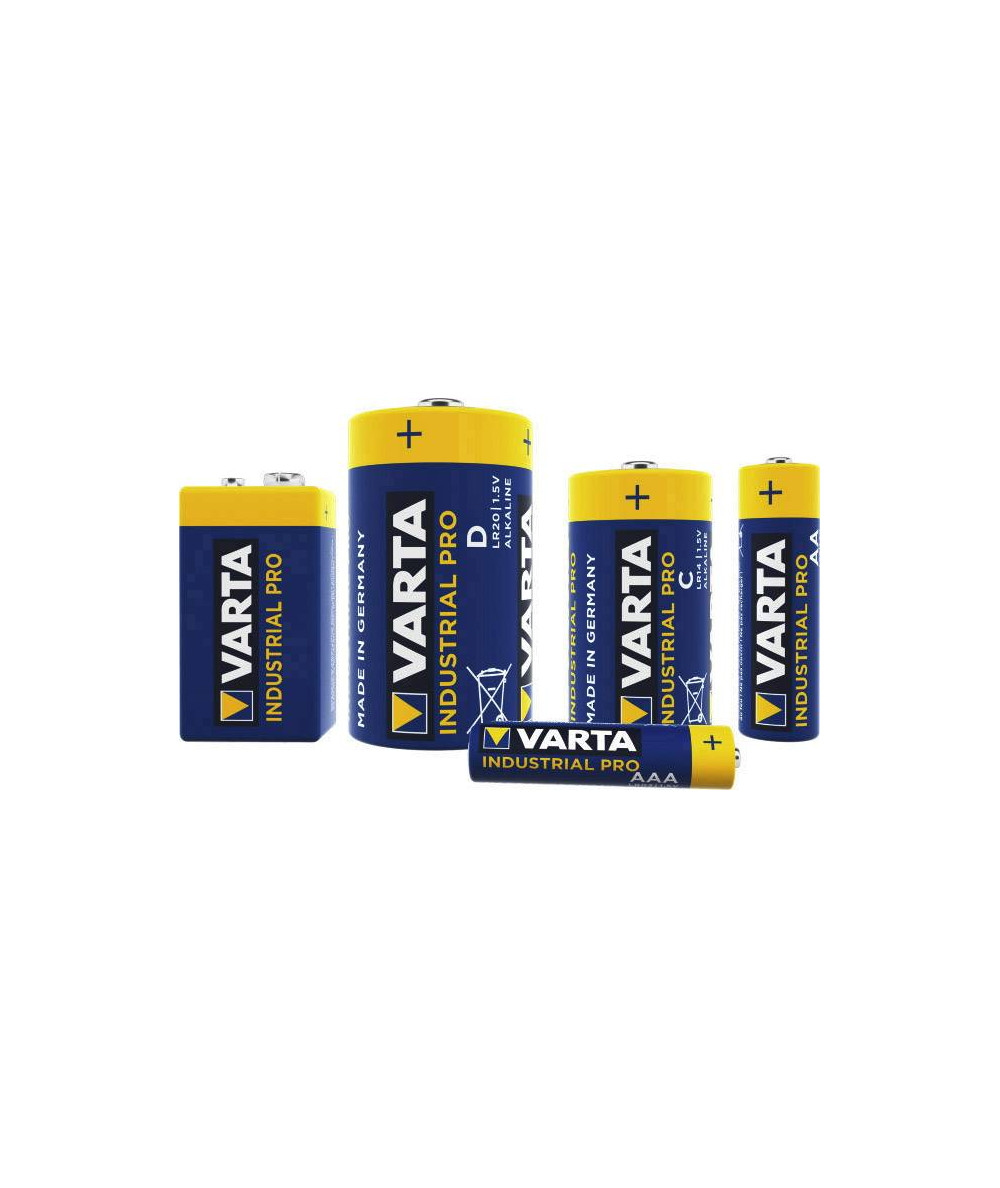 VARTA INDUSTRIAL© piles alcalines LR3/AAA, 1.5v - 1250Mah