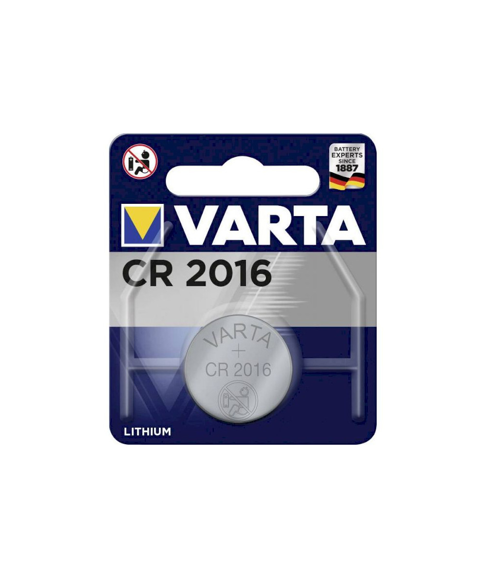 Pile Bouton CR2016 Varta Lithium 3V (par 1) - Bestpiles