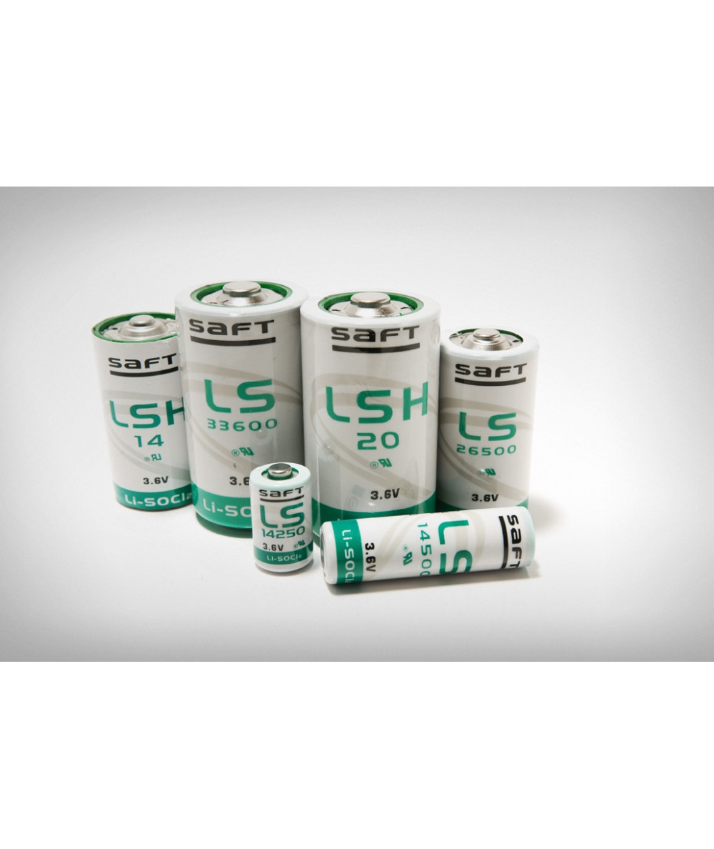 Pile lithium 3.6V Saft LS14250 1/2AA
